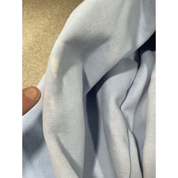 Rhinestone Sp5der Men's Pullover Hoodie Size Small Baby Blue Front Pouch - Picture 13 of 16